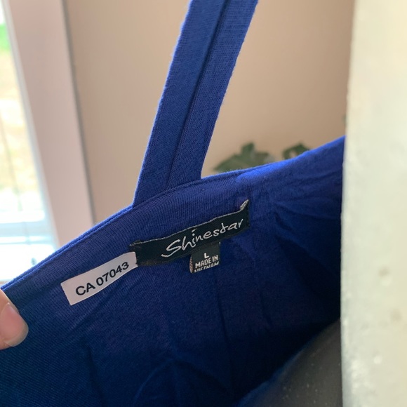 BNWOT Blue Maxi Dress - Picture 5 of 7